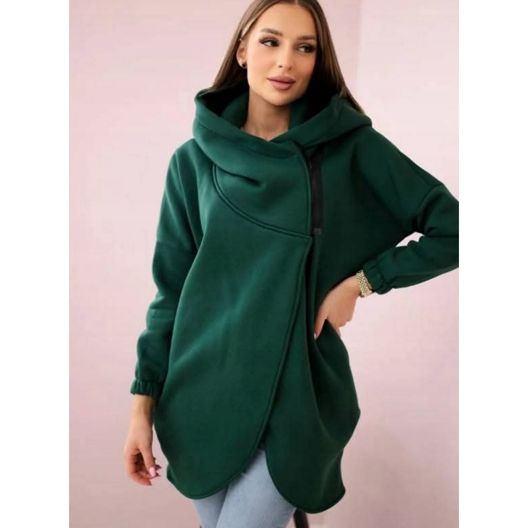 😍 (S-4XL) 🌼 Női túlméretezett vastag kapucnis pulcsi