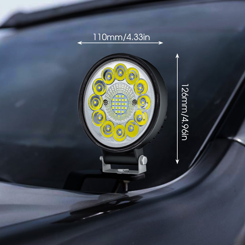 ⚡️4 hüvelykes, 99 W-os LED-es lámpatest terepjáró használatra🏍️