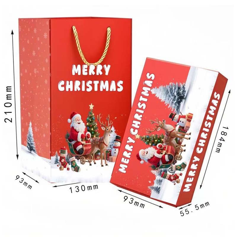 🎅 Egyedi összecsukható karácsonyi ajándékdoboz🎄✨