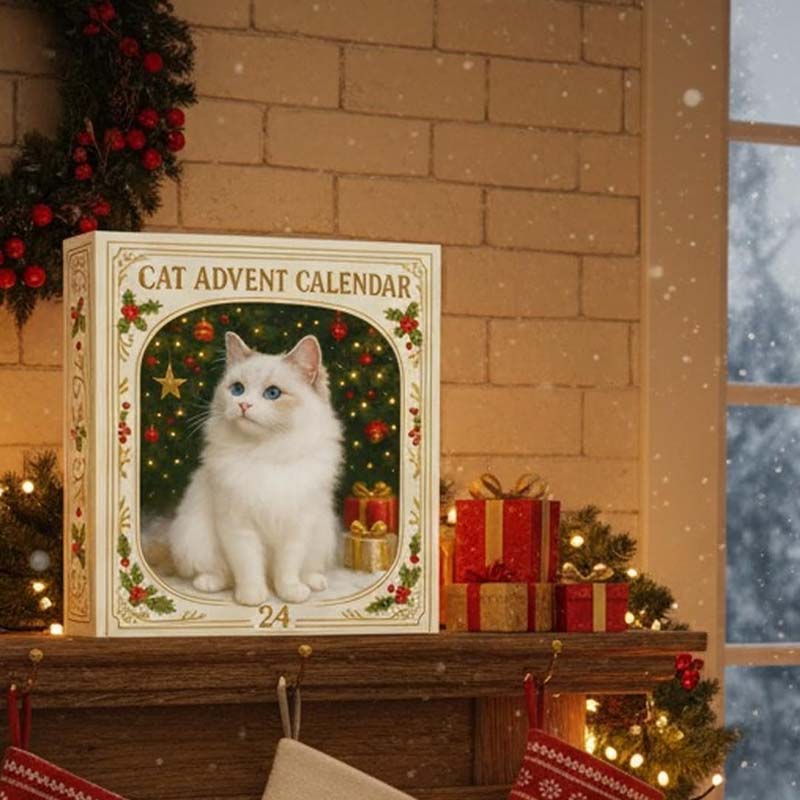 【🎁Karácsonyi ajánlat🎄】Adventi naptár macskabarátoknak 2025