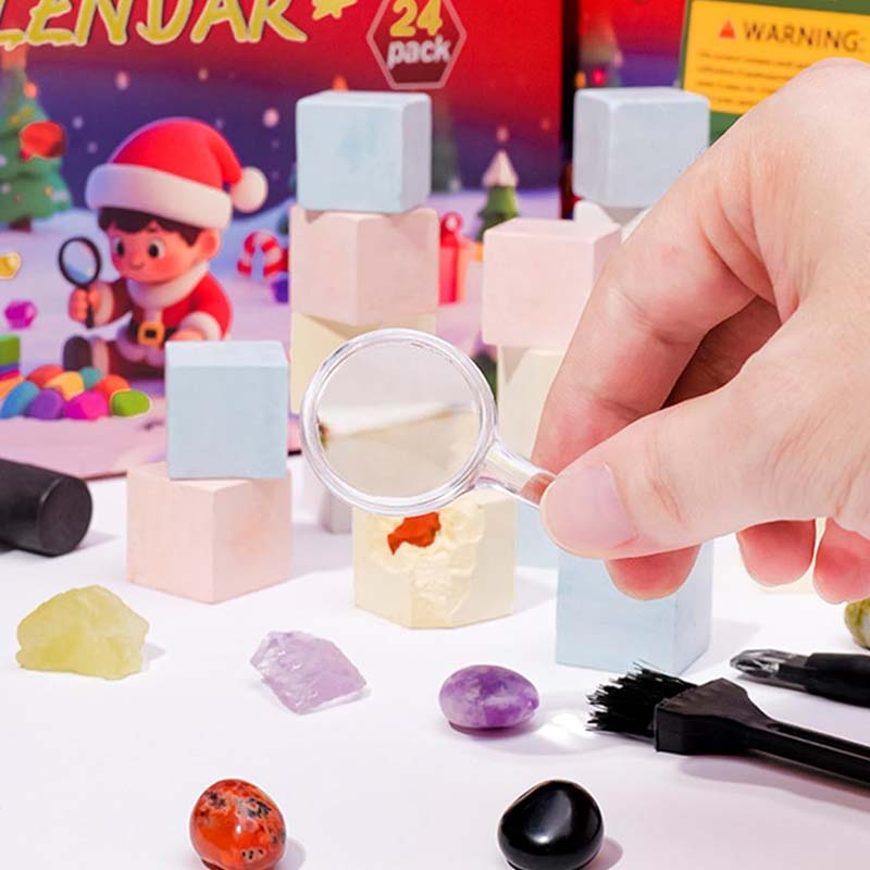 24 napos geológiai felfedező adventi naptár készlet