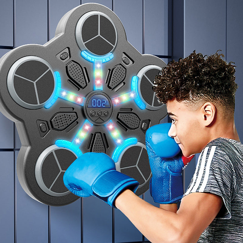 🥊🎶 Bluetooth zenélő boxedző gyerekeknek – Élvezd a szórakozást és az edzést otthon 🔥✨