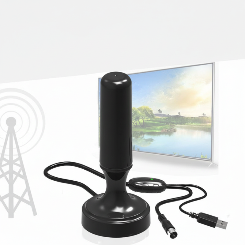 Kültéri digitális TV-antenna erősítővel