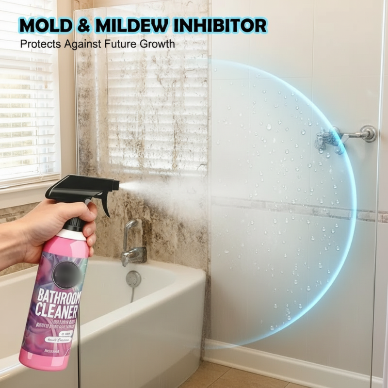 🛡️🦠 Többfelületes Fürdőszobai Tisztító Penész és Vízkő Ellen 🛁✨