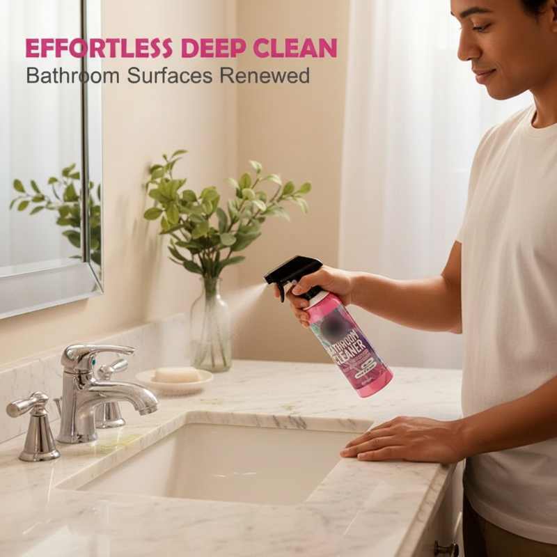 🛡️🦠 Többfelületes Fürdőszobai Tisztító Penész és Vízkő Ellen 🛁✨