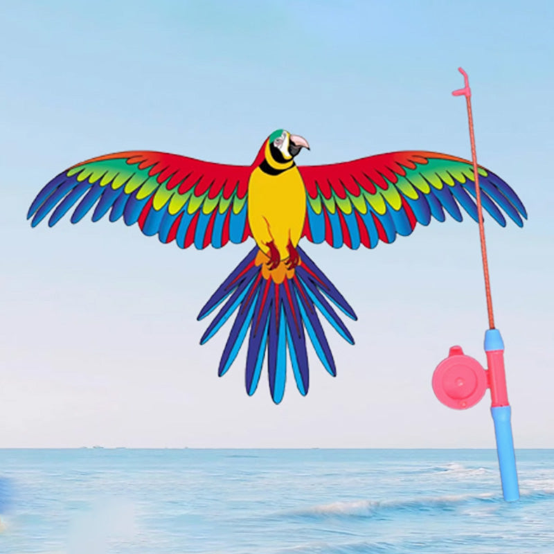 🎣🪁Innovatív horgászbot-sárkányok✨✨Könnyen irányítható, végtelen szabadtéri szórakozás a gyerekeknek!
