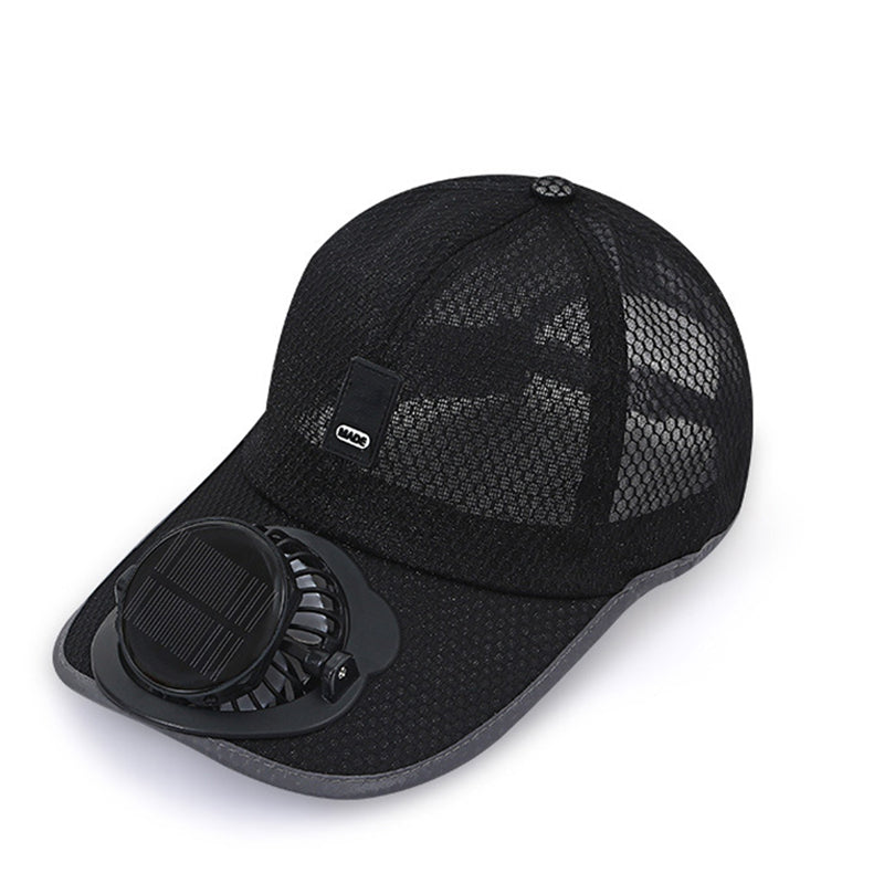 🔥Lélegző baseball sapka napelemes ventilátorral