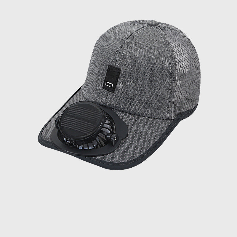 🔥Lélegző baseball sapka napelemes ventilátorral