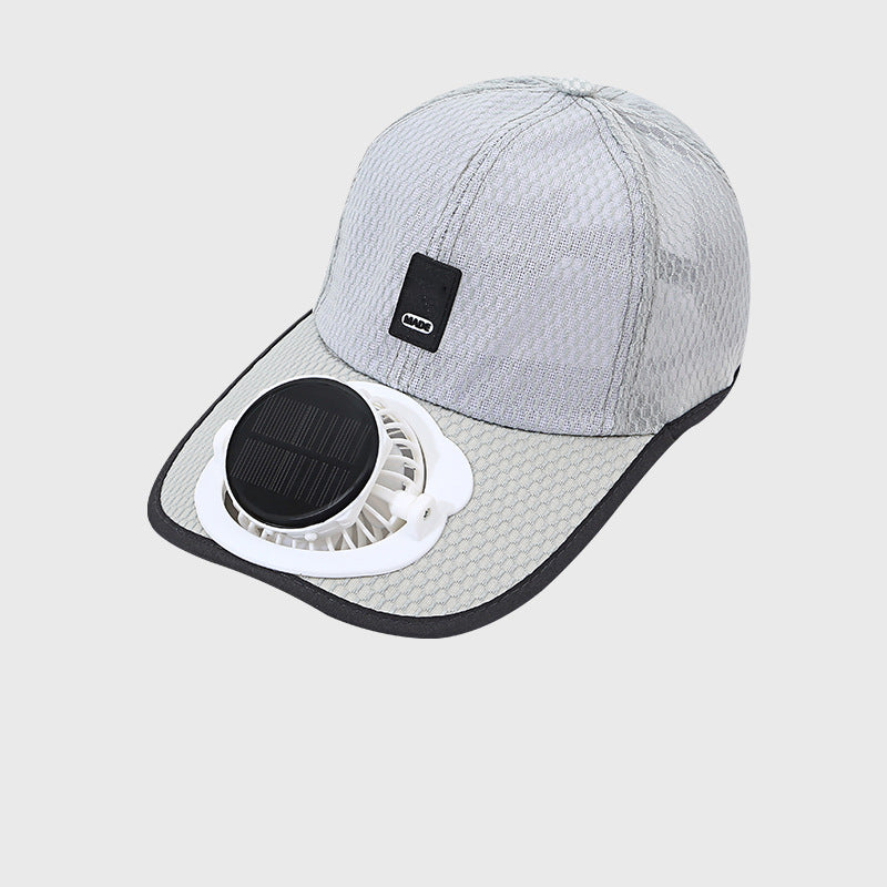🔥Lélegző baseball sapka napelemes ventilátorral