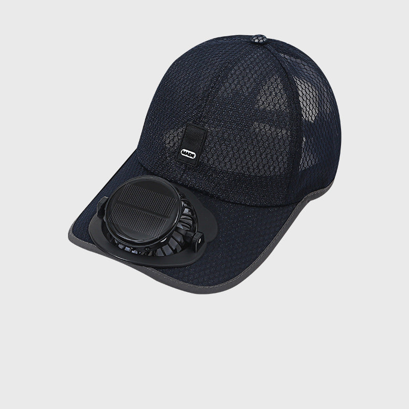 🔥Lélegző baseball sapka napelemes ventilátorral