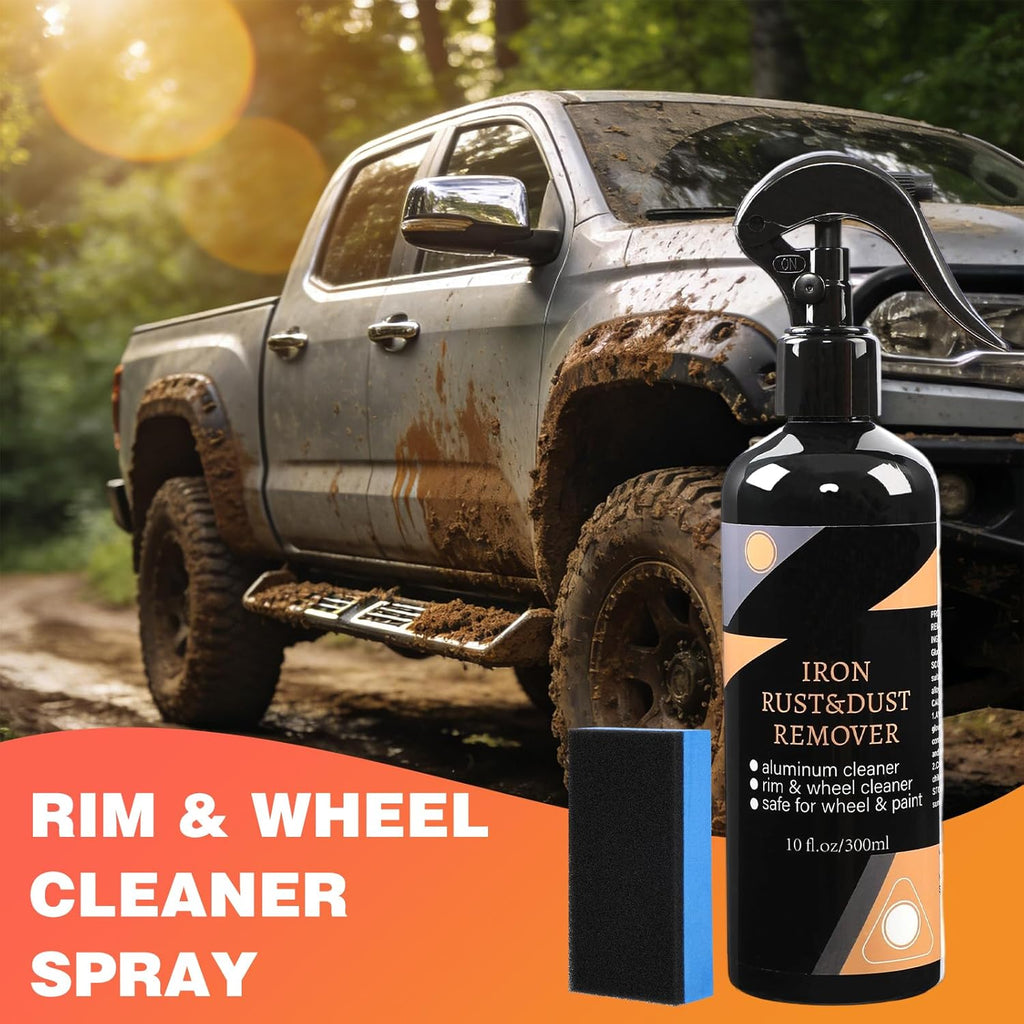 🌱 Távolítsa el a rozsdát és szennyeződést – Univerzális kerék- és felnitisztító spray, rozsdaeltávolító – Utánvétes 🚗✨