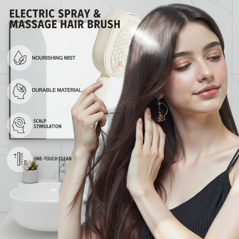 📢📢⏰Elektromos hajkefe spray-vel és masszázs funkcióval✨🔥